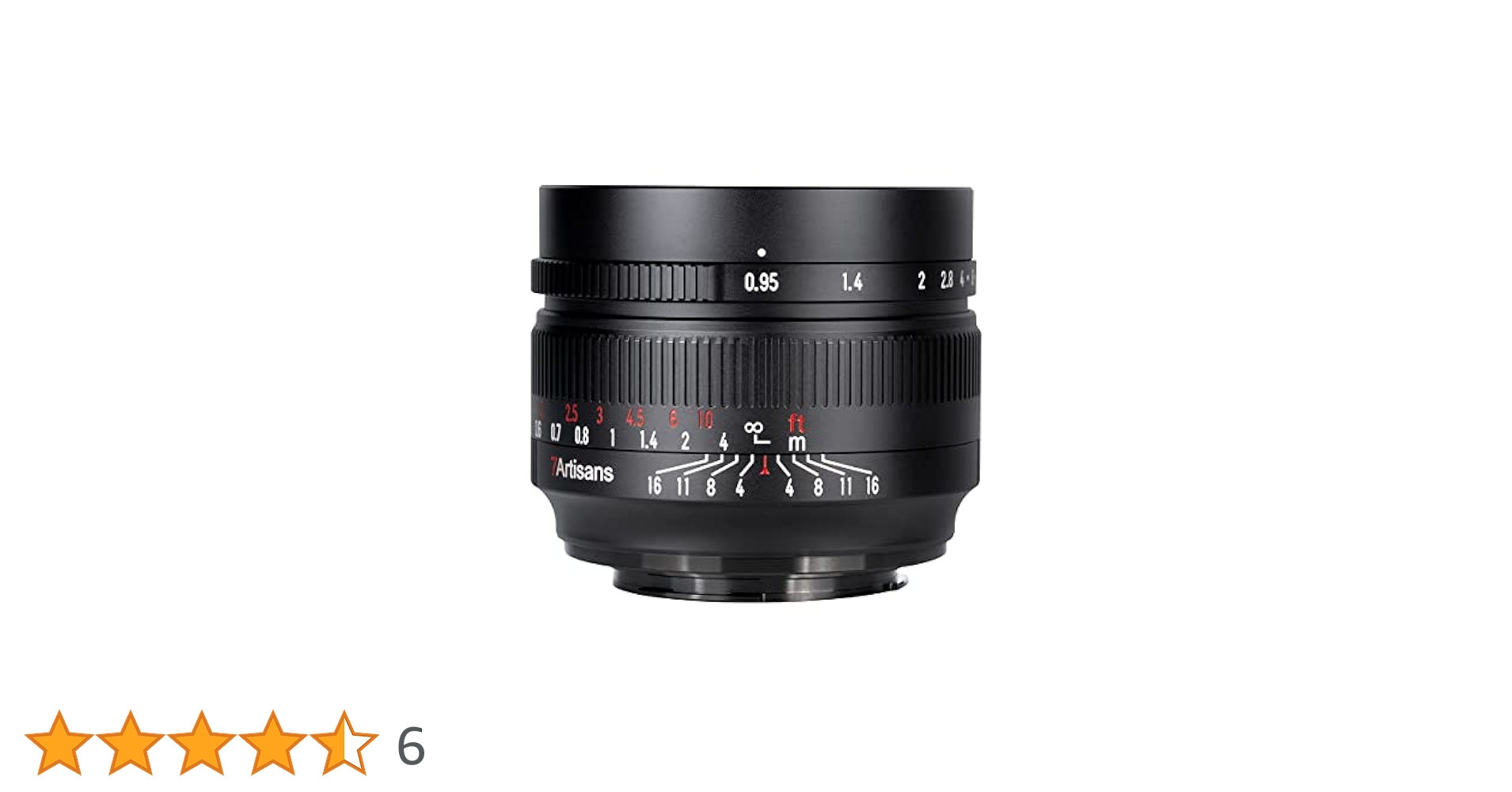 Amazon.co.jp: 7artisans 七工匠 50mm F0.95 (富士フイルムX